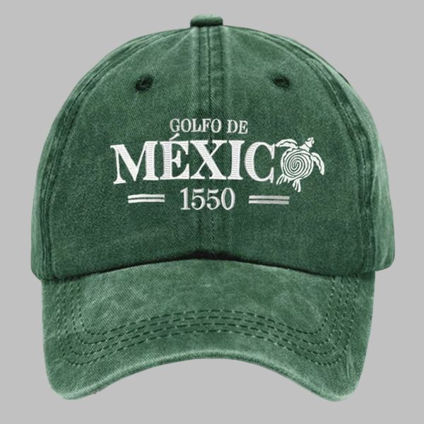 Gulf Of Mexico Est 1550 Printed Baseball Cap