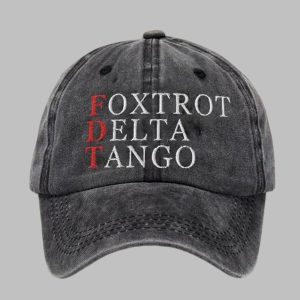 Unisex Foxtrot Delta Tango Print Hat