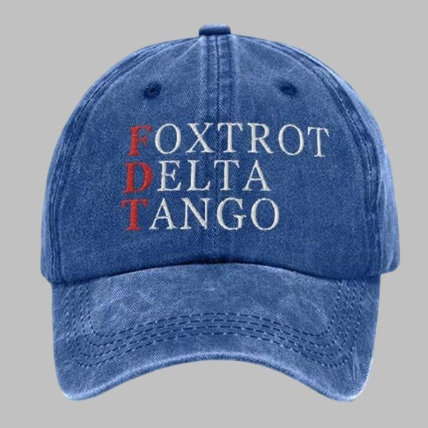 Unisex Foxtrot Delta Tango Print Hat