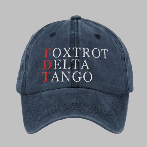 Unisex Foxtrot Delta Tango Print Hat