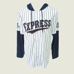 2025 Round Rock Express Pinstripe Jersey Hoodie Giveaway