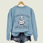 8647 Foxtrot Delta Tango Social Club Only Can Prevent Fascism Print Sweatshirt