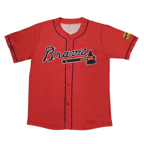 Braves Red Replica Jersey Giveaway 2025