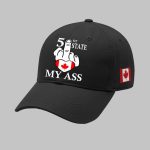 Canadian Pride 51st State My Ass Middle Finger Baseball Cap