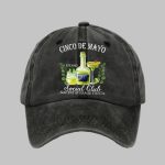 Cinco De Mayo Est 1862 Social Club Nacho Average Fiesta Print Baseball Cap