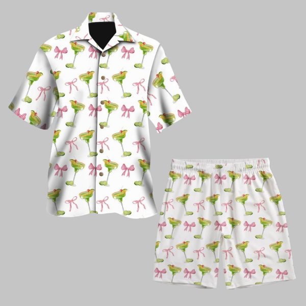 Cocktail Margarita Summer Party Hawaiian Shirt