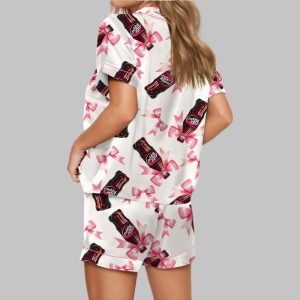 Coquette Pepper Drink Satin Pajama Set