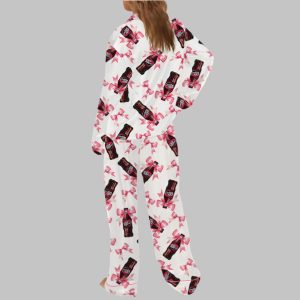 Coquette Pepper Drink Satin Pajama Set
