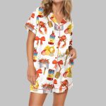 Crawfish Boil Party Satin Pajama Set