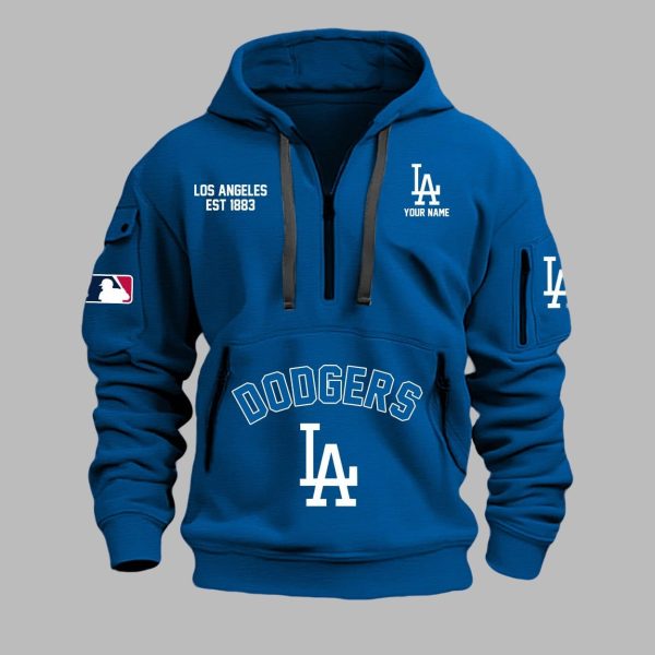 Dodgers EST 1883 Quarter Zip Hoodie
