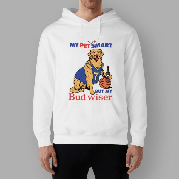 Golden Retriever My Pet Smart But My Bud Wiser Shirt