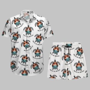 Golfo De Mexico Turtle Hawaiian Shirt