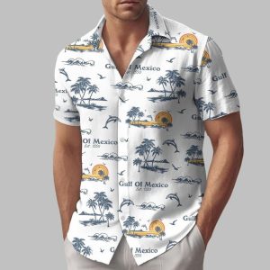 Gulf Of Mexico EST 1550 Hawaiian Shirt