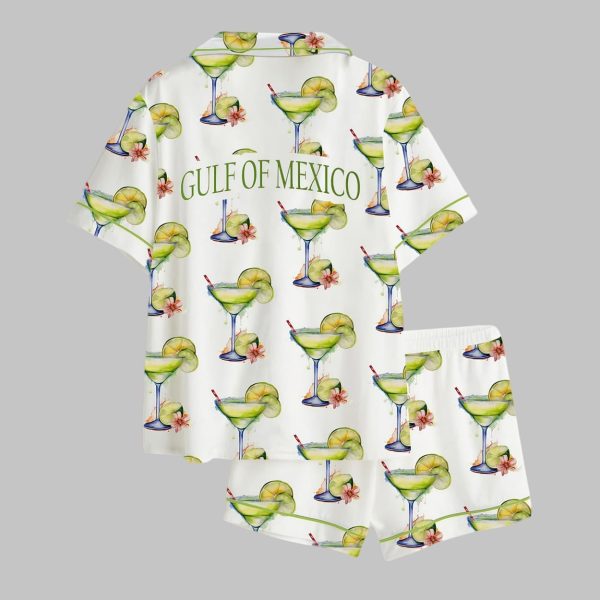 Gulf Of Mexico Satin Pajama Set