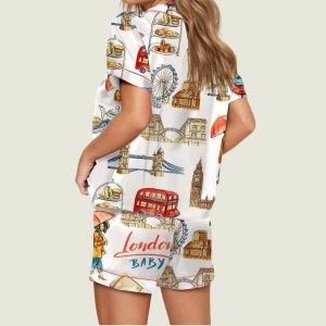 It's London Baby Satin Pajama Set