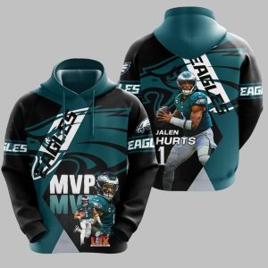 Jalen Hurts 1 MVP Super Bowl LIX Eagles Shirt