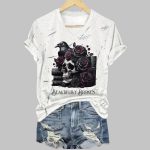 Jelly Roll Beautifully Broken Country Music Print V-Neck T-Shirt