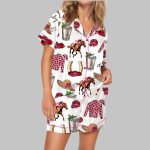 Kentucky Derby Party Satin Pajama Set