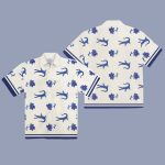 Lochlan Ratliff The White Lotus Crocodile Flower Shirt