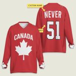 Mike Myers Canada Never 51 Hockey Jersey
