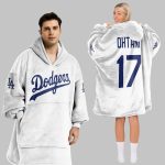 Ohtani 17 Los Angeles Unisex Blanket Hoodie