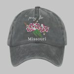 Pray For Missouri Print Baseball Cap
