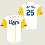 Rays Colombian Heritage Jersey 2025 Giveaways