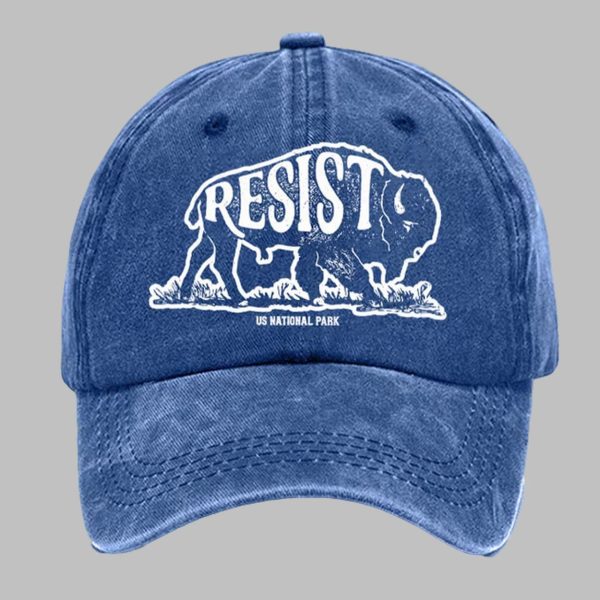 Resist Protect Our National Parks Print Baseball Cap