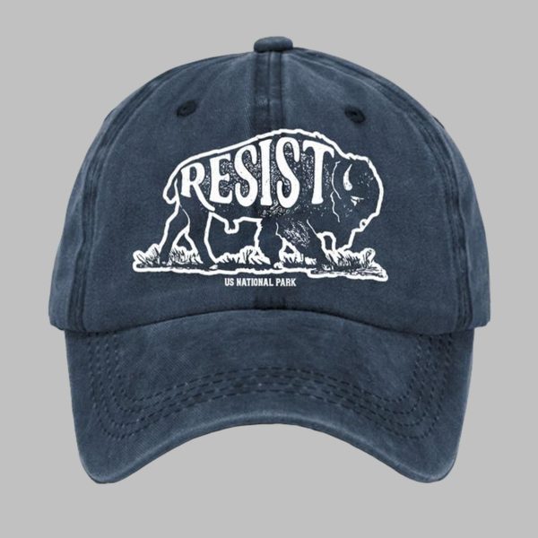 Resist Protect Our National Parks Print Baseball Cap
