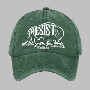 Resist Protect Our National Parks Print Baseball Cap