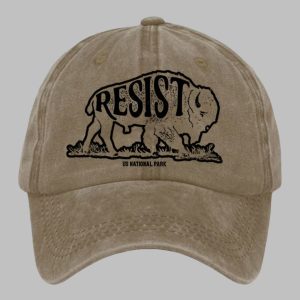Resist Protect Our National Parks Print Baseball Cap