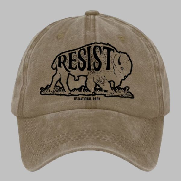Resist Protect Our National Parks Print Baseball Cap