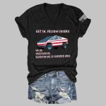 Retro Get In Fellow Losers We're Pretending Everything Is Cheaper Now Print T-Shirt