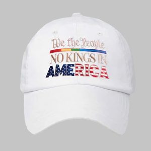 Retro We The People No Kings In America Print Baseball Cap
