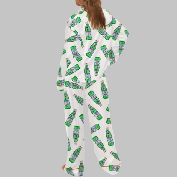San Pellegrino Sparkling Water Satin Pajama Set