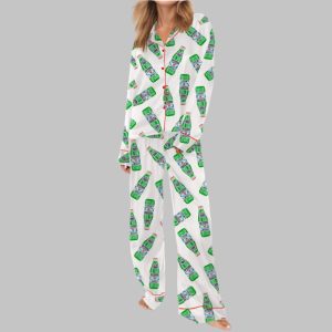 San Pellegrino Sparkling Water Satin Pajama Set 4