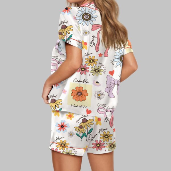 She Is Mom Coquette Mother’s Day Gift Satin Pajama Set