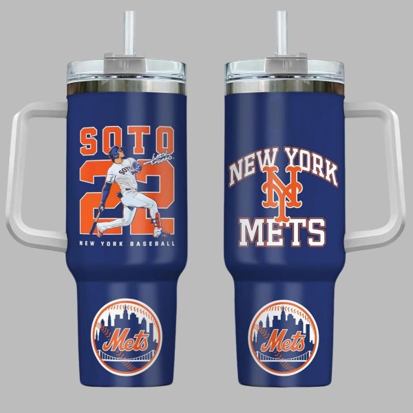 Soto 22 NY Mets Stanley Tumbler