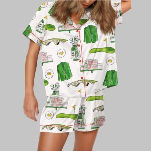 The Masters Golf Satin Pajama Set