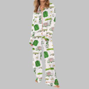 The Masters Golf Satin Pajama Set