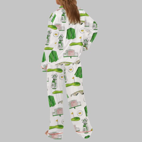 The Masters Golf Satin Pajama Set