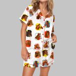 Triple Crown Champions Horses Satin Pajama Set