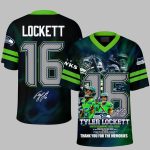 Tyler Lockett Seahawks 2015-2024 Thank You For The Memories Jersey