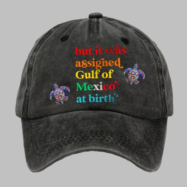 Unisex But It Was Assigned Gulf Of Mexico At Birth Print Hat