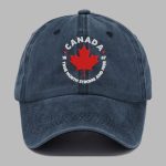 Unisex Canada True North Strong And Free Est 1867 Print Baseball Cap