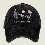 Unisex FDT Foxglove Daisy Tulip Print Hat