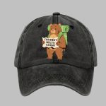 Unisex Foxtrot Delta Tango Bear Print Hat