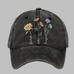 Unisex Foxtrot Delta Tango Flowers Baseball Cap