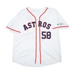 2025 Astros Hunter Brown White Jersey Giveaway