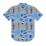 2025 Brooklyn Cyclones Hot Dog Hawaiian Shirt Giveaway